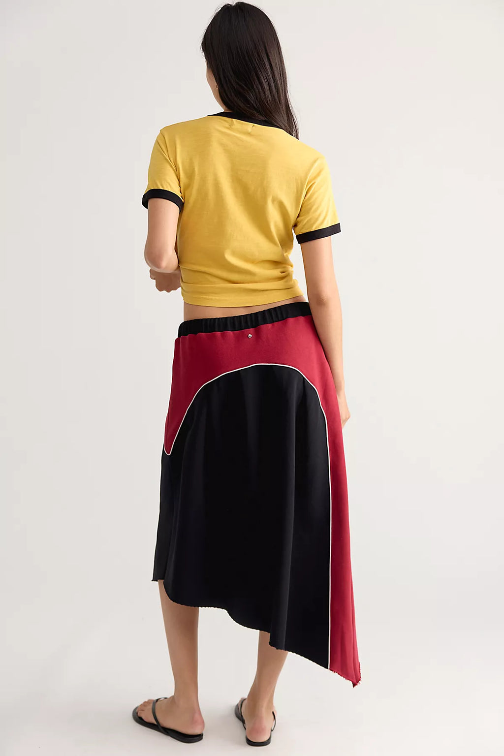 Kkco Organic Pleat Midi Skirt