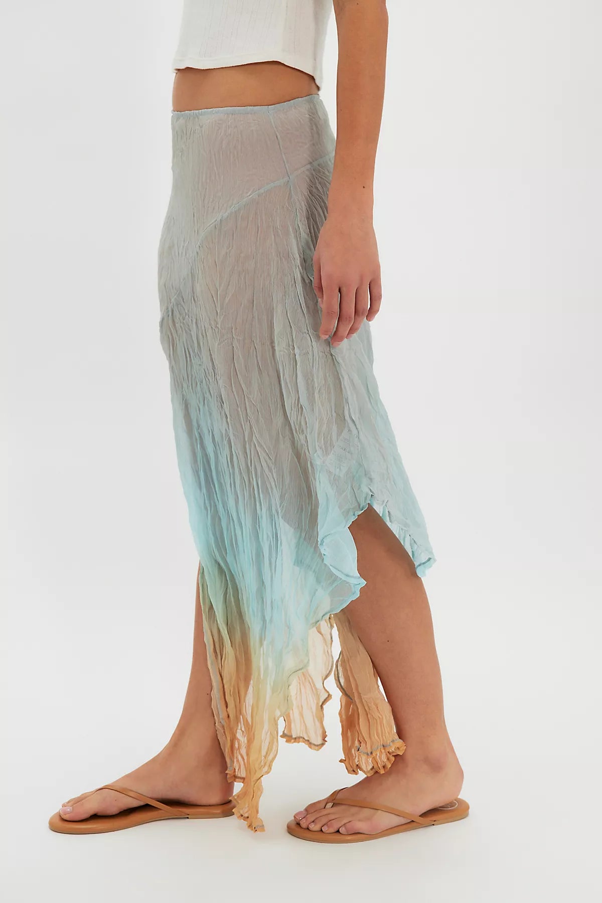 ESTHE Trapeze Crinkle Skirt