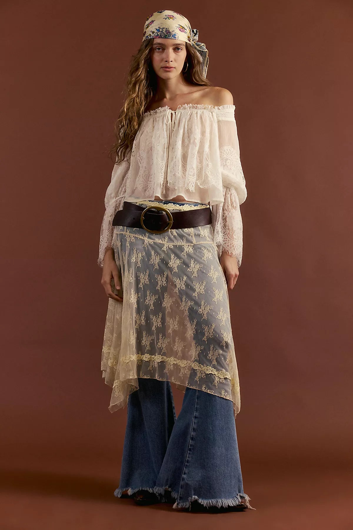 Lady Lux Midi Slip Skirt