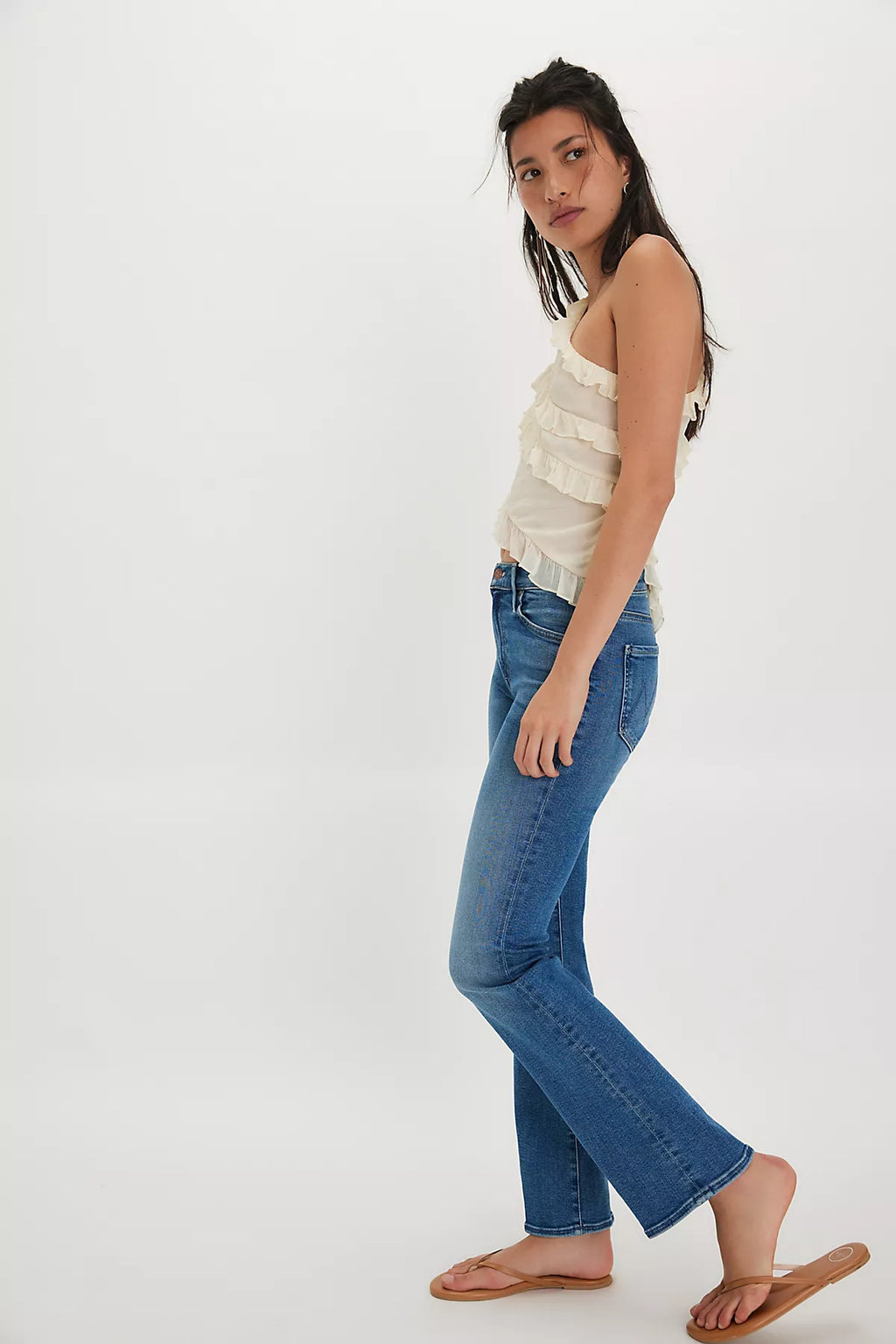 MOTHER The Outsider Skimp Flare Jeans