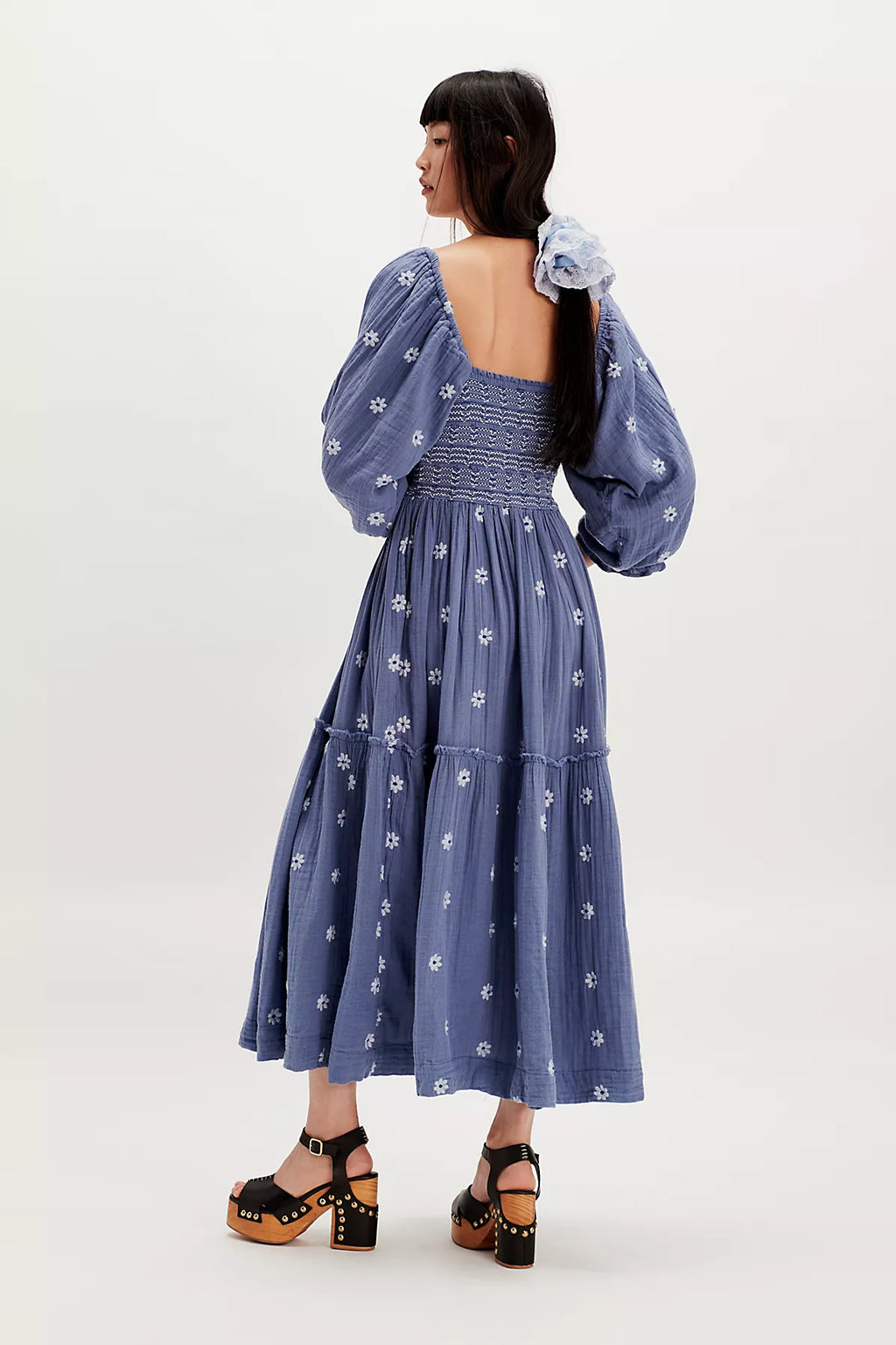 Dahlia Embroidered Maxi Dress