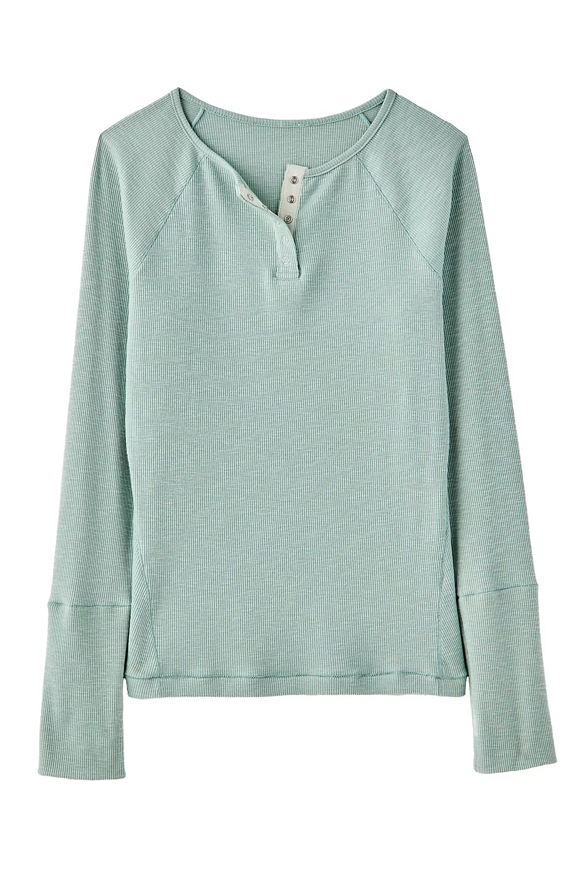 Keeping It Light Ribbed Henley