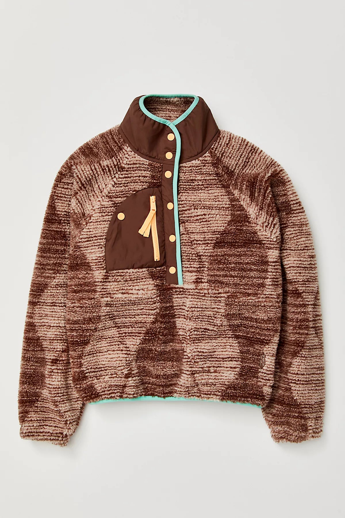 Hit The Slopes Printed Fleece Pullover