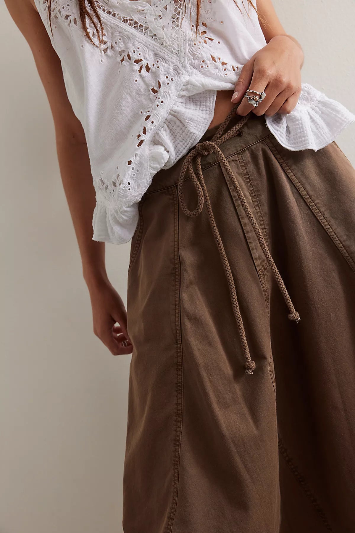 Willow Poplin Maxi Skirt