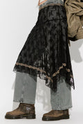 Lady Lux Midi Slip Skirt