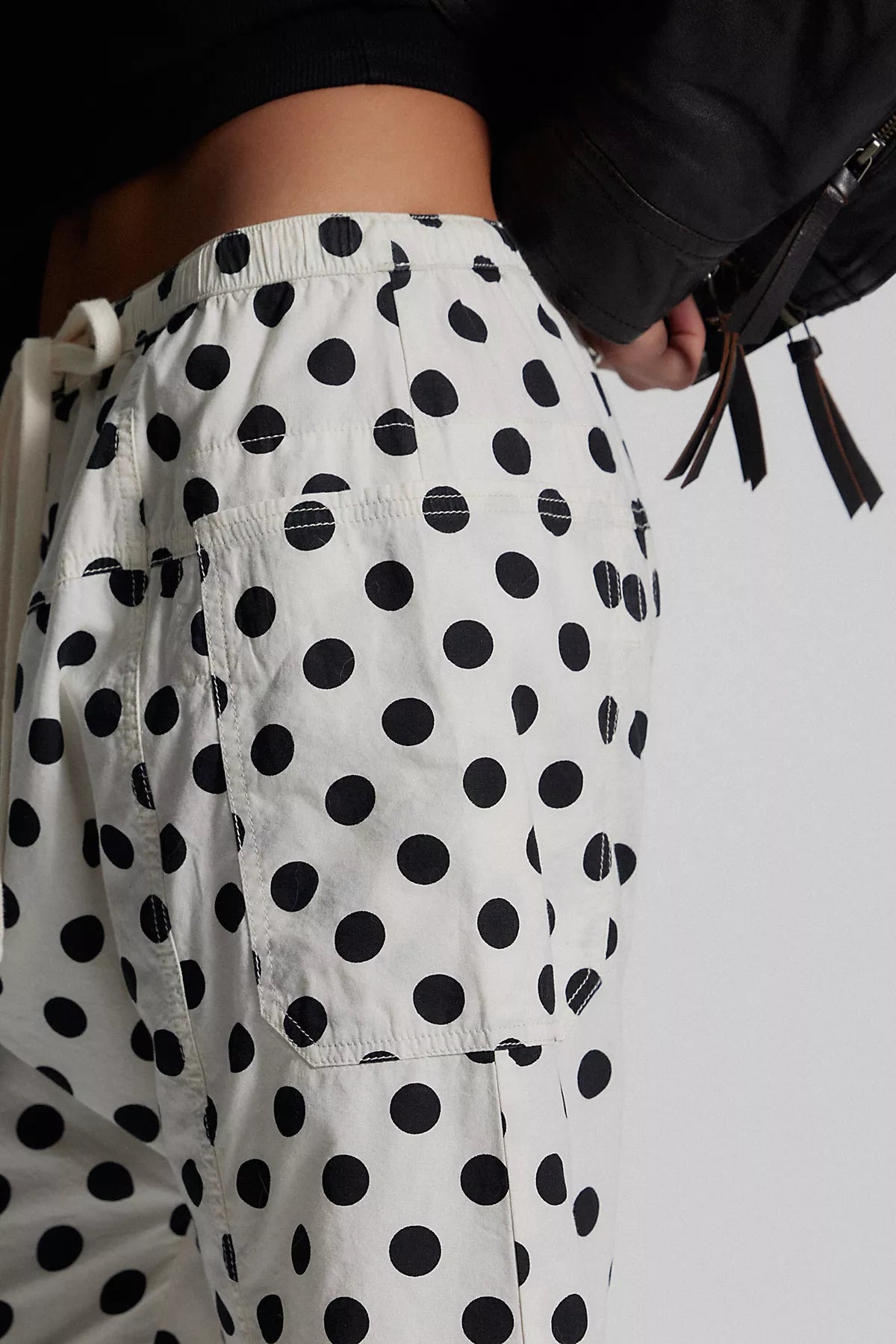 Need You Now Printed Cotton-Poplin Harem Pants