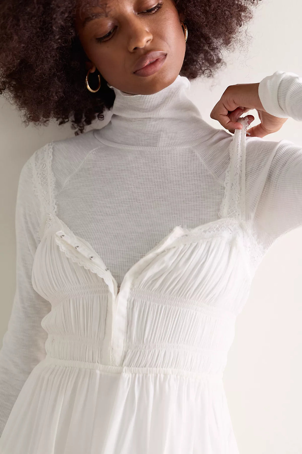 Keeping It Light Ribbed Turtleneck Top