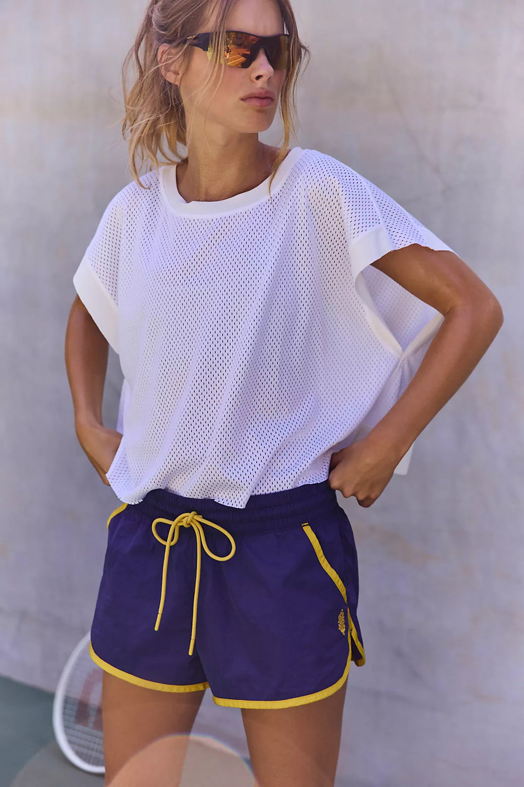 My Time Penny Mesh Tee