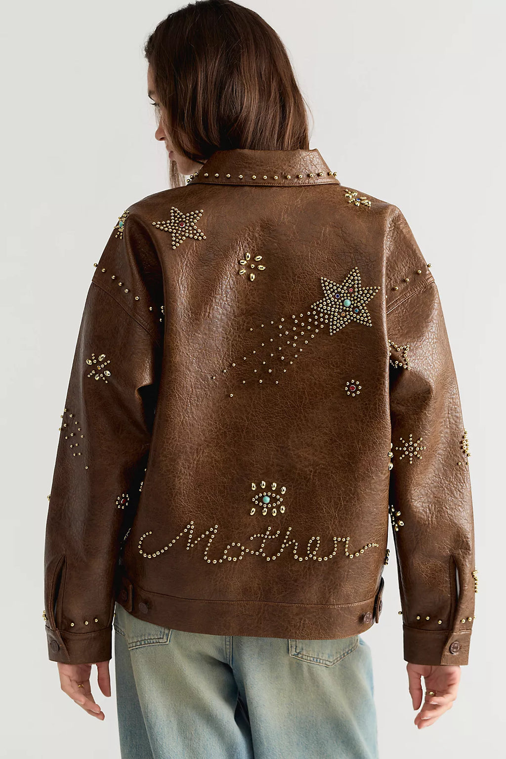 MOTHER The Zip It Vegan Leather Jacket