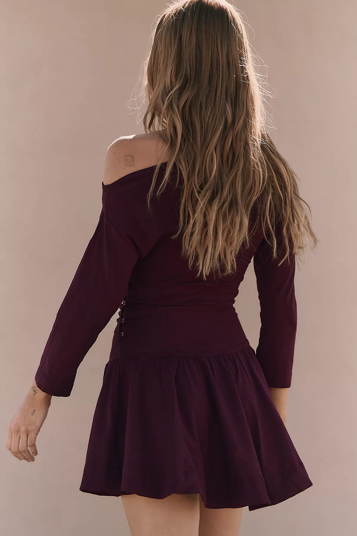 Junie Drop-Waist Mini Dress