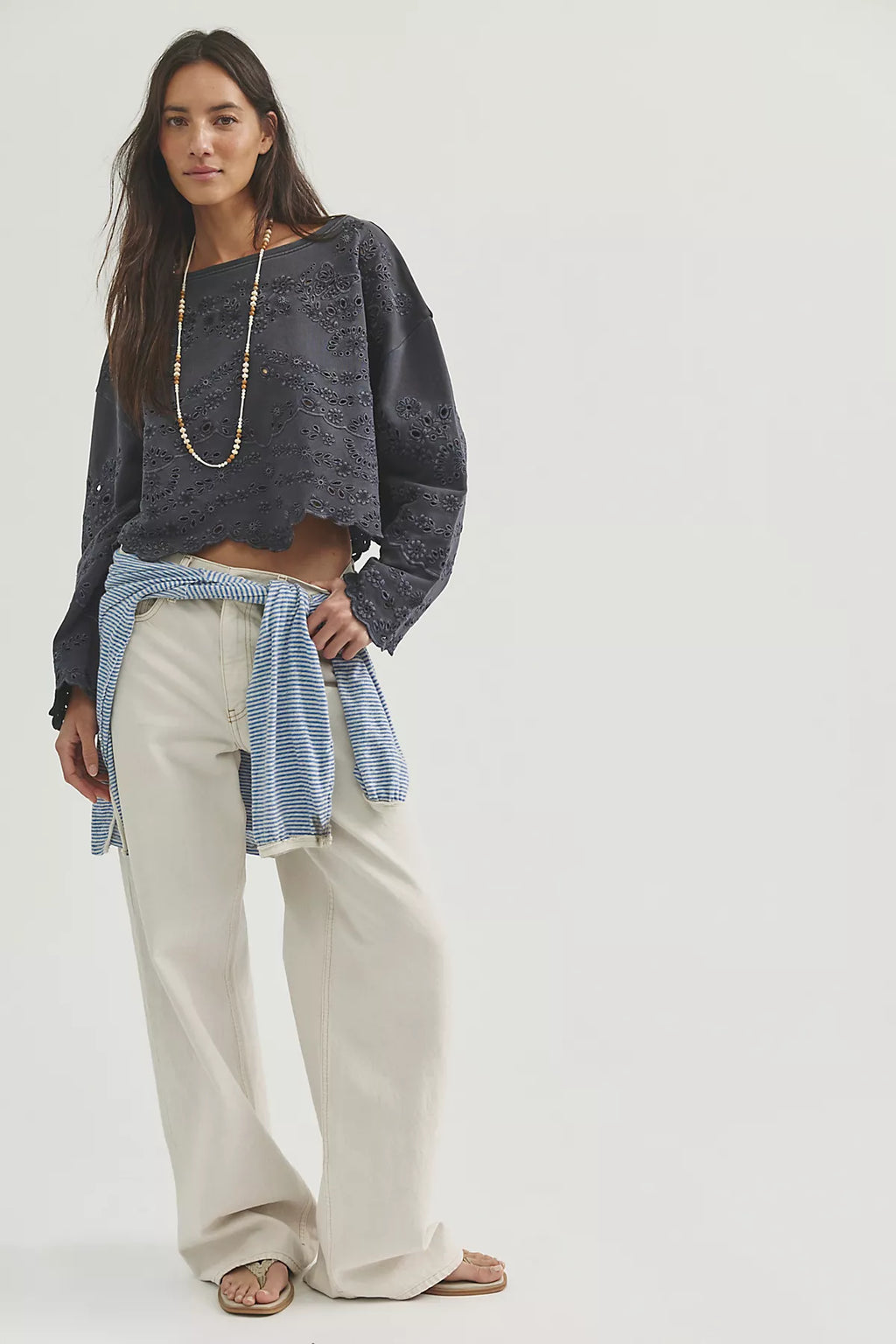 Iris Embroidered Sweatshirt