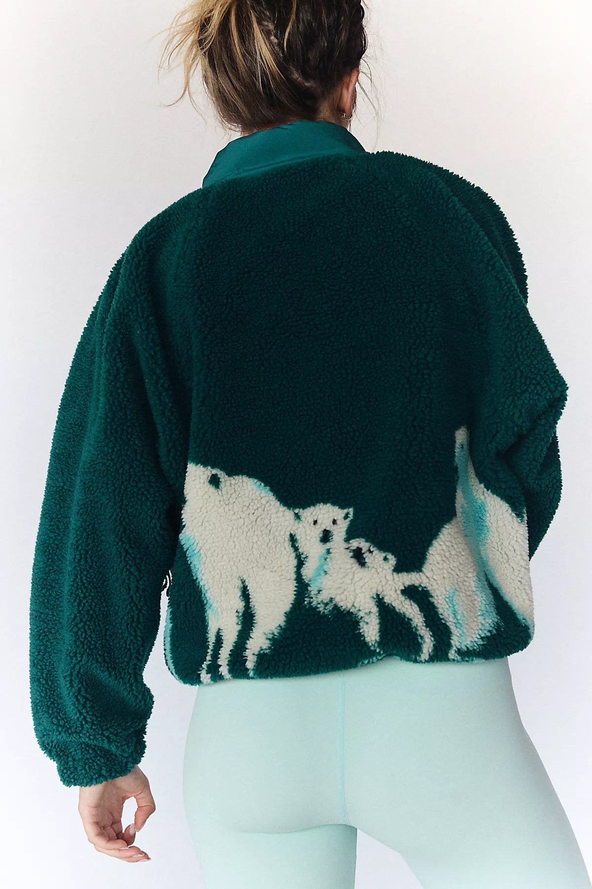 Hit The Slopes Printed Fleece Pullover