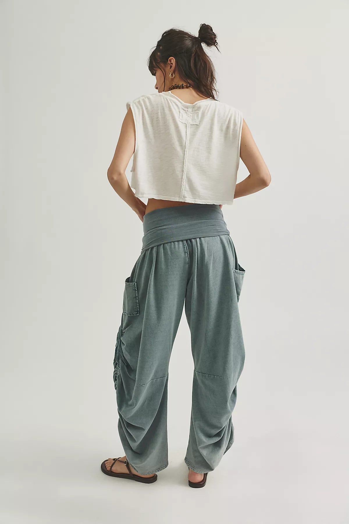 FP One Sawyer Low-Rise Pull-On Knit Pants