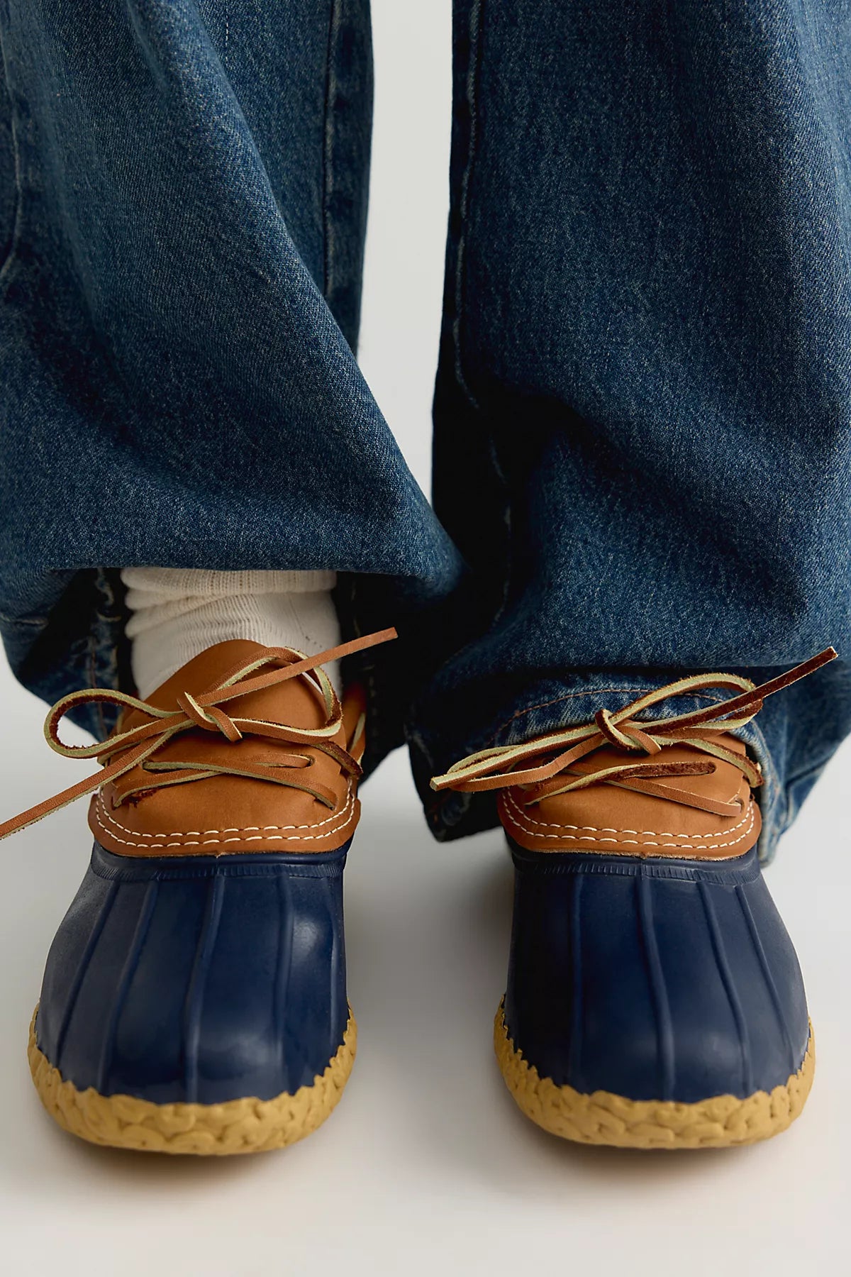 L.L.Bean Boots, Leather Rubber Mocs