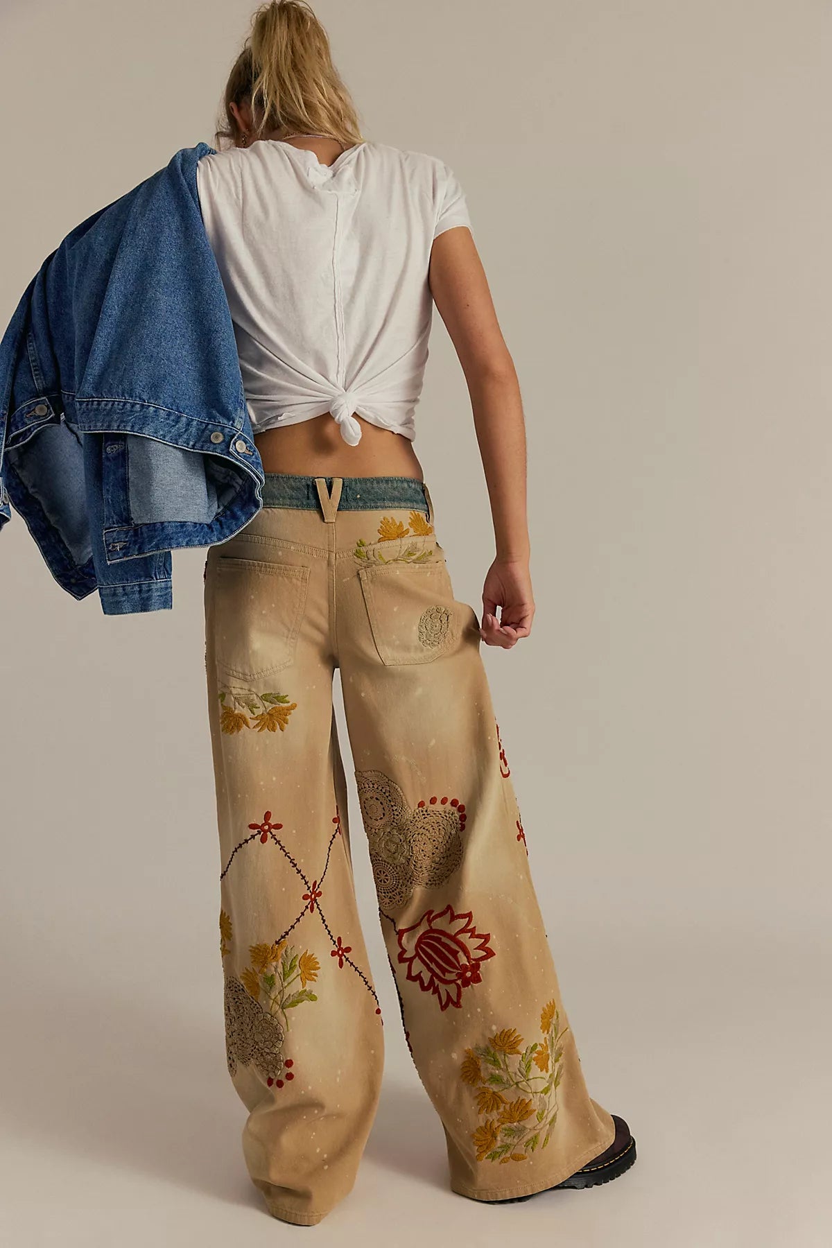 We The Free Falling Love Wide-Leg Jeans
