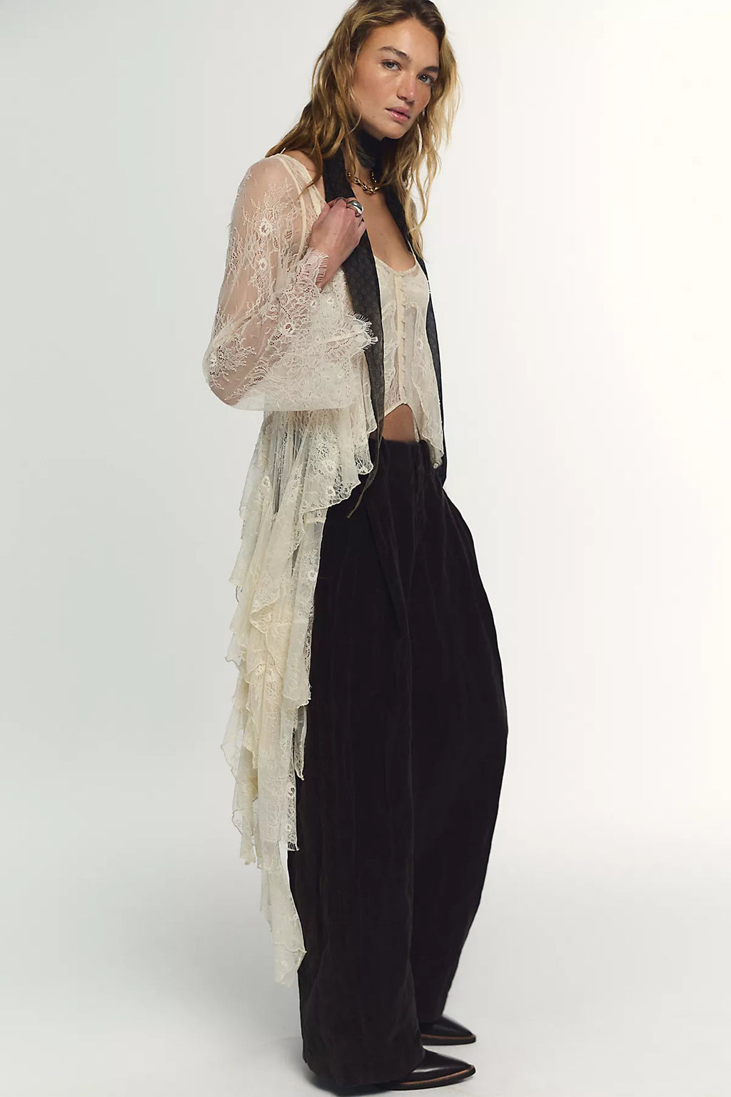 Nigel Preston Floating Angel Long Sleeve Blouse