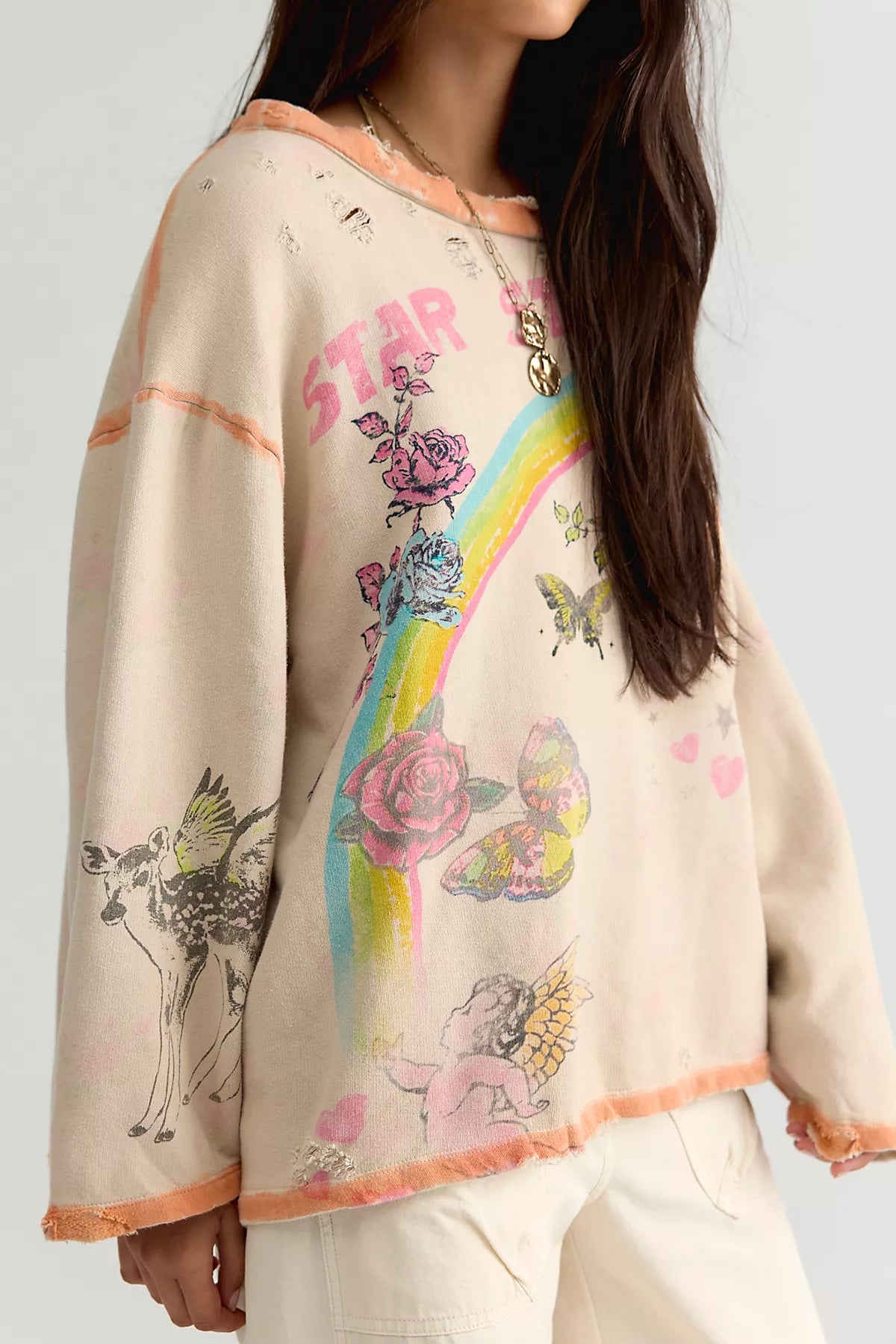 Magnolia Pearl Star Wild And Free Sweatshirt