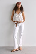 EB Denim Ariel Mid-Rise Wedgie Jeans