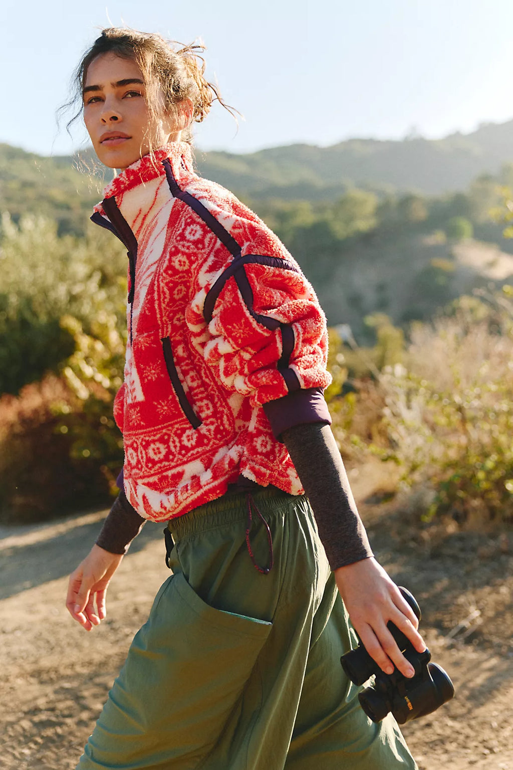 Mountain High Printed Half-Zip Fleece