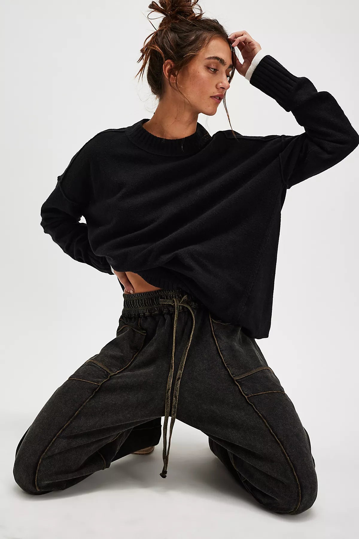 Kaiden Pull-On Barrel Pants