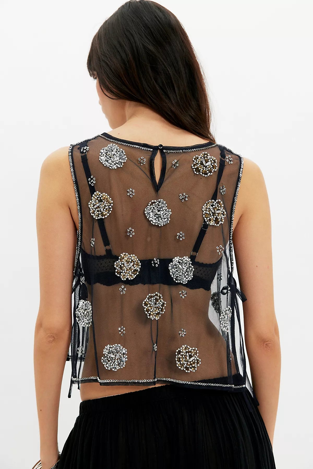 Midnight Sequin Tank