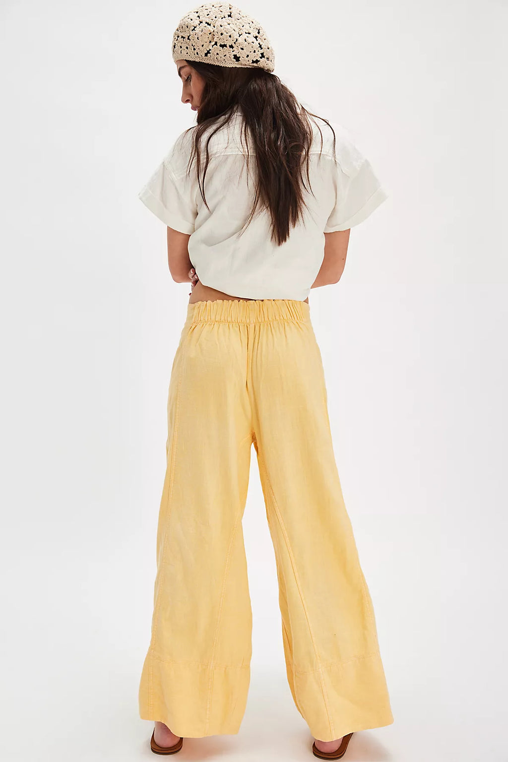 Day's End Linen Pull-On Pants