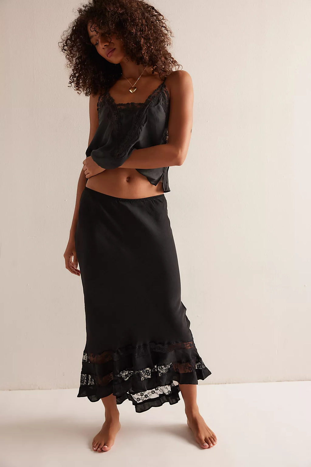 Long Lost Lover Maxi Slip Skirt