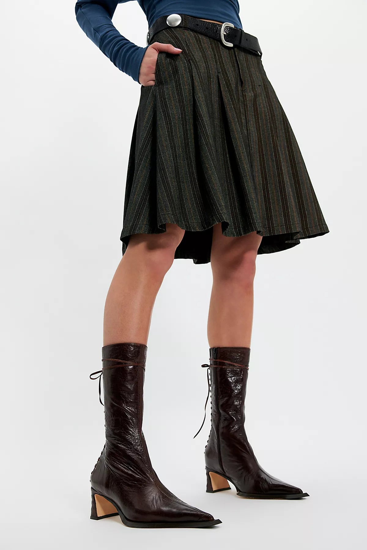 Miista Shelley Back Lace Boots