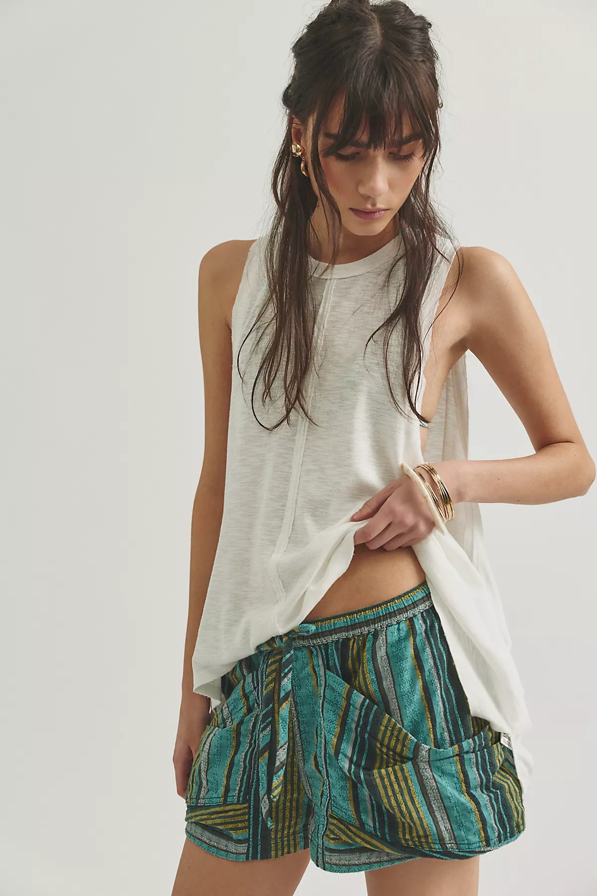 Good Fortune Stripe Shorts