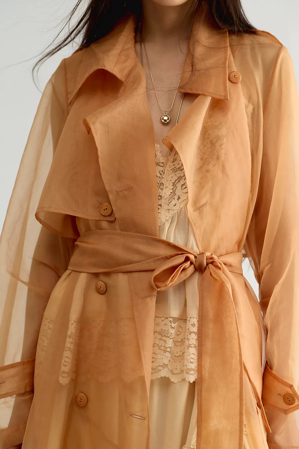 Nigel Preston Organza Trench