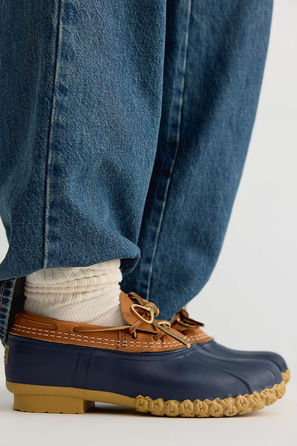 L.L.Bean Boots, Leather Rubber Mocs
