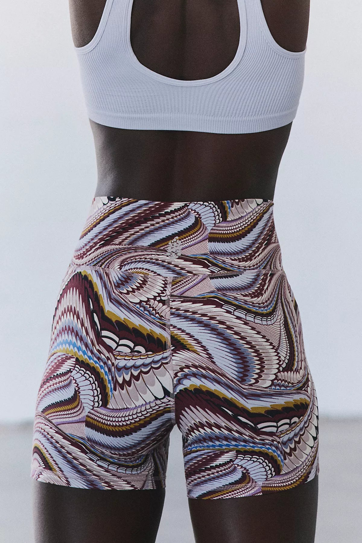 Never Better High-Rise Printed 5" Biker Shorts
