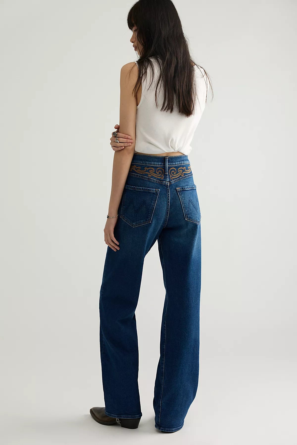 MOTHER The Dodger Sneak Jeans