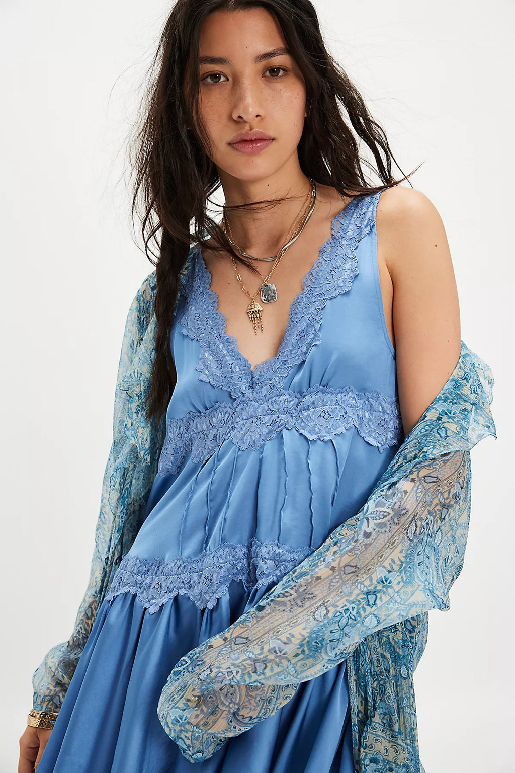 In This Groove Mini Slip Dress