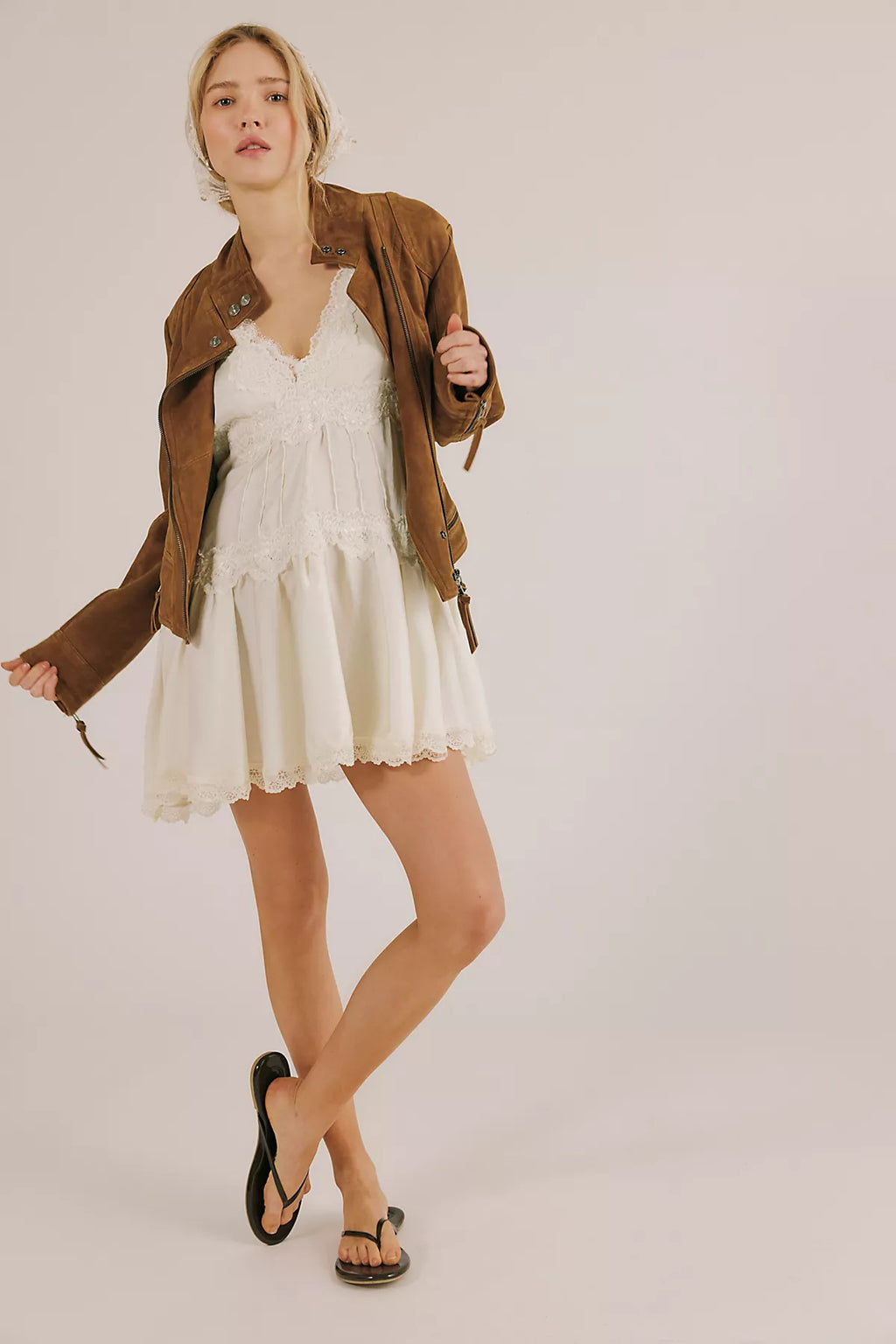 In This Groove Mini Slip Dress