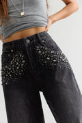 Ksubi Embellished Low Rider Jeans