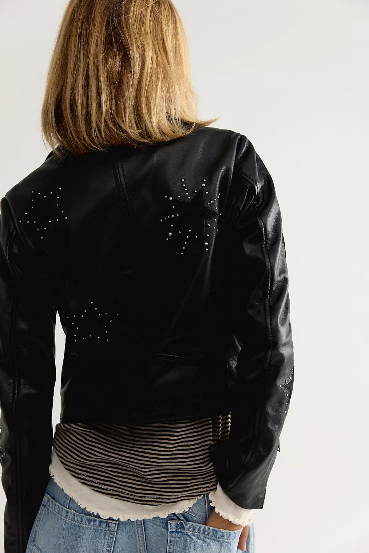 Mauritius Soraya Leather Moto Jacket