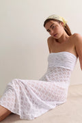 Only Hearts Farah Stretch Lace Midi Slip Dress