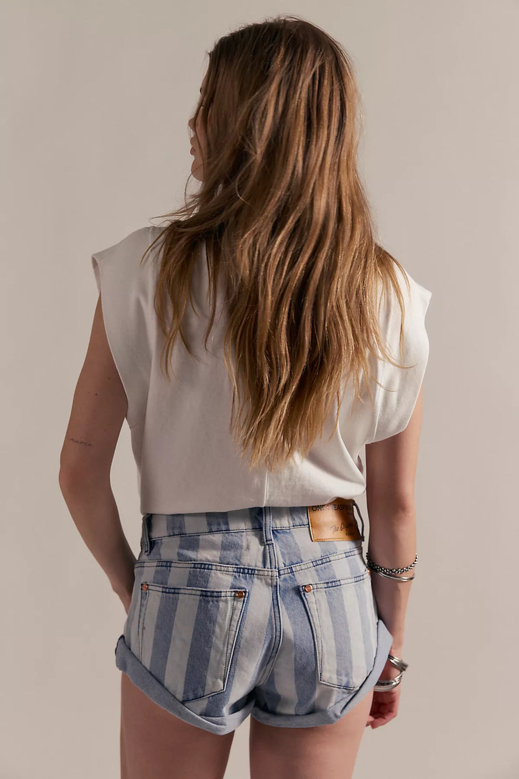 OneTeaspoon Bandits Printed Low-Waist Shorts