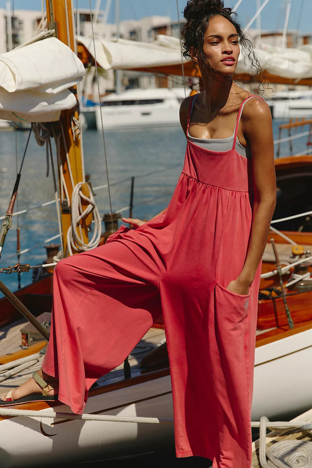 Hot Shot Strappy Onesie