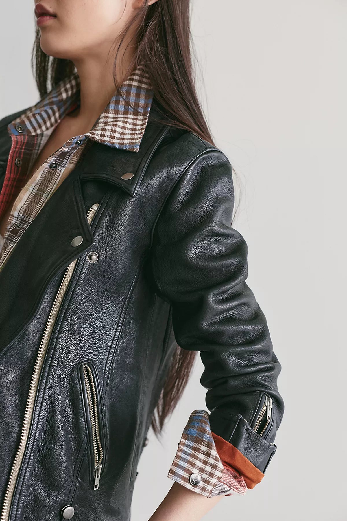 We The Free Jealousy Leather Moto Jacket