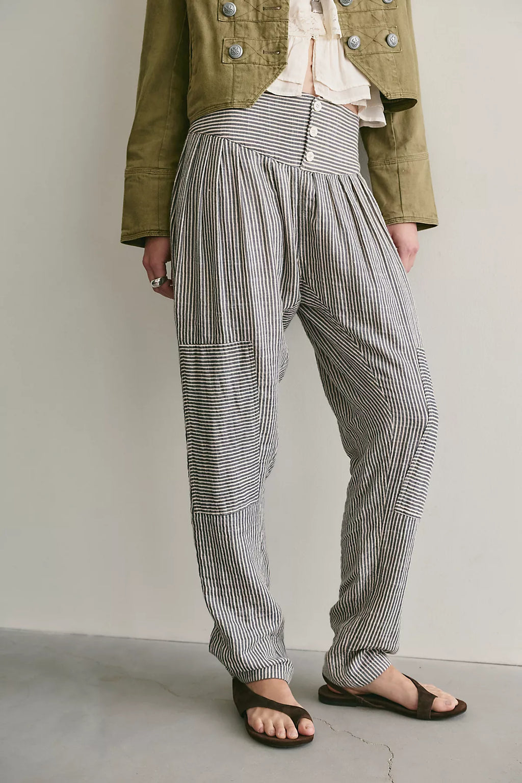 Carmen Tapered Pull-On Harem Pants