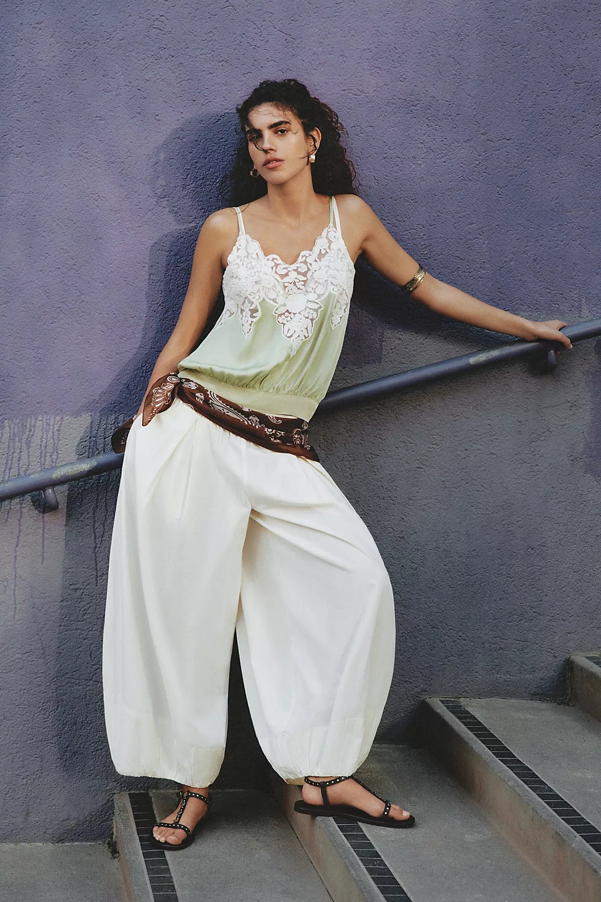Moonflower Pull-On Balloon Pants