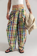 Freehold Gingham Pull-On Pants