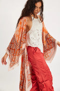 Magic Dance Border Print Duster