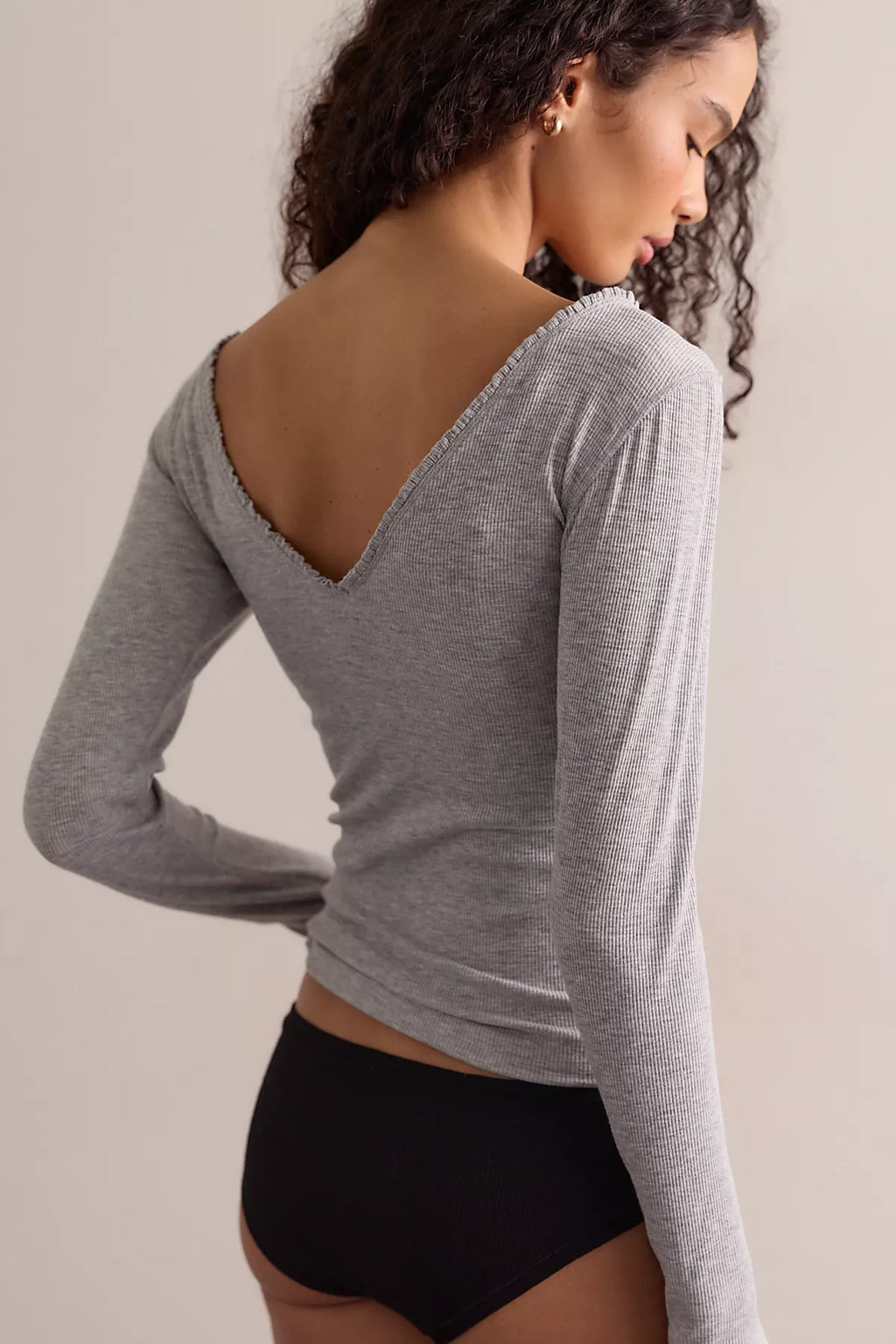 Keeping It Light Ribbed Wrap Top