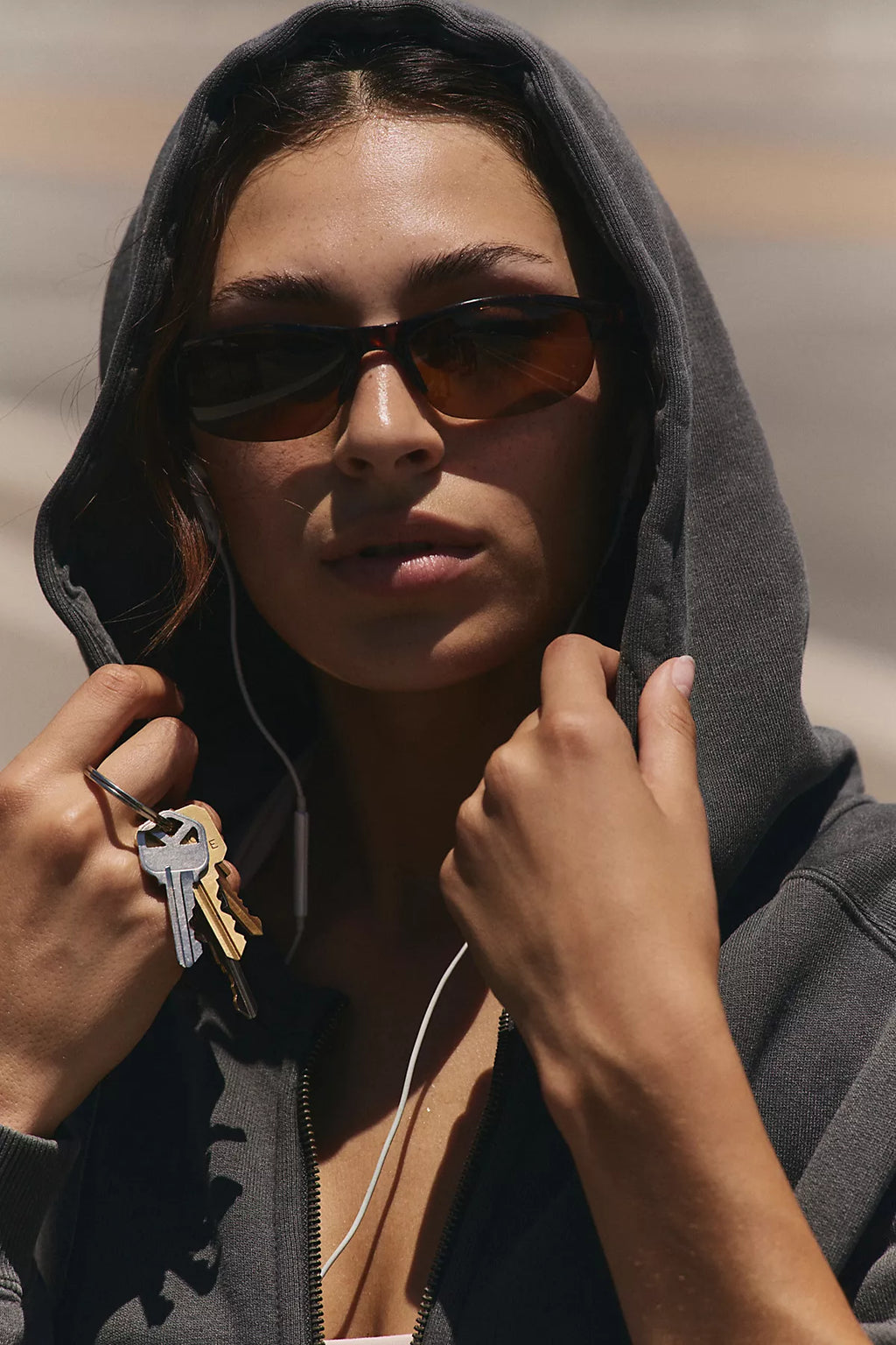 In A Cinch Zip-Up Hoodie