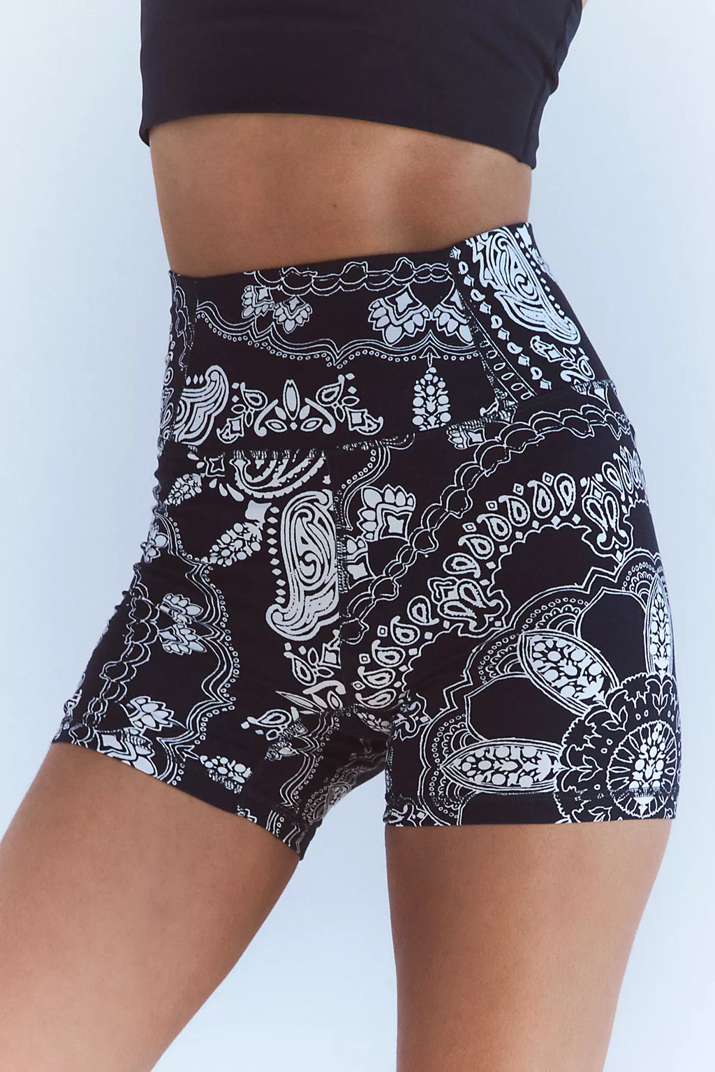 Never Better High-Rise Printed 5" Biker Shorts