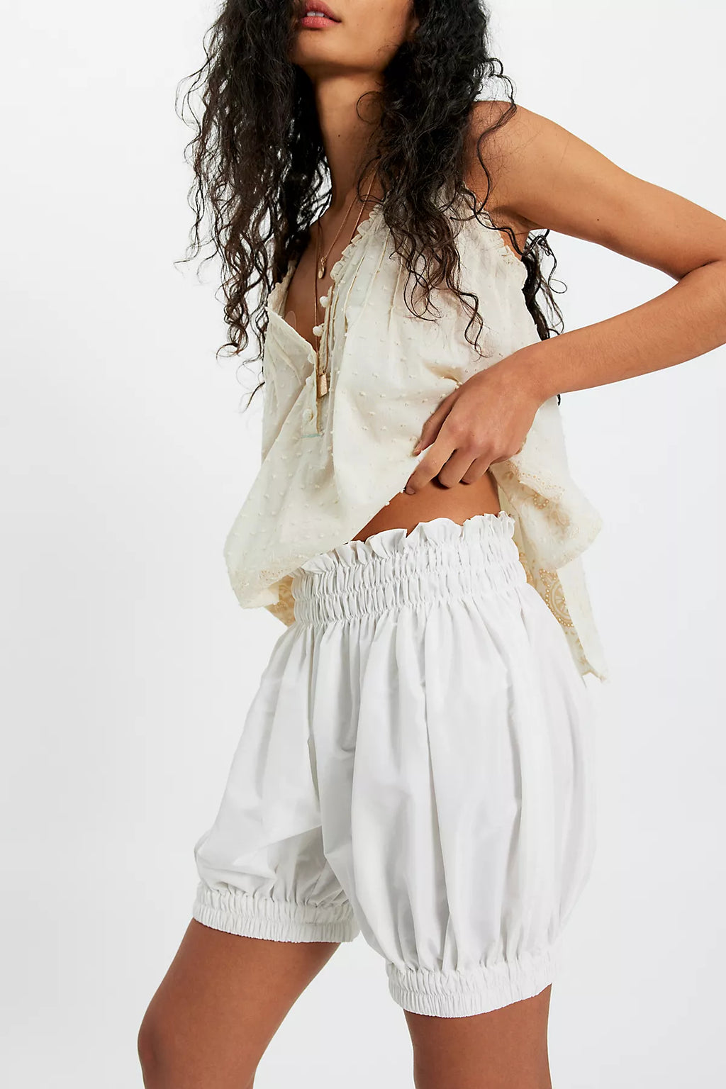 Norma Kamali Bloomer Puff Shorts