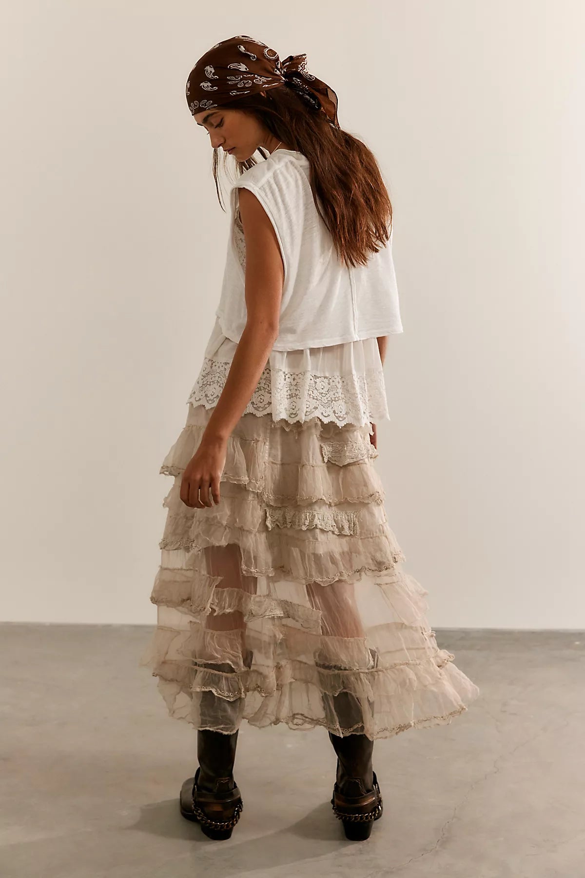 Magnolia Pearl Organza Pissarro Skirt